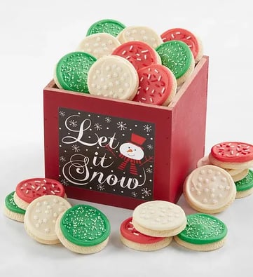 "Let it Snow" Cookie Box